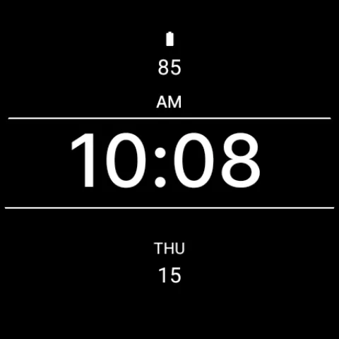 Black Max Watch Face screenshot 6