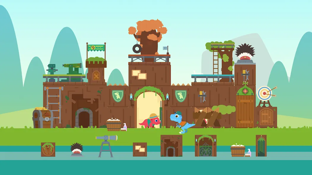 恐龙城市 - 儿童创造力培养,教育益智应用 screenshot 6