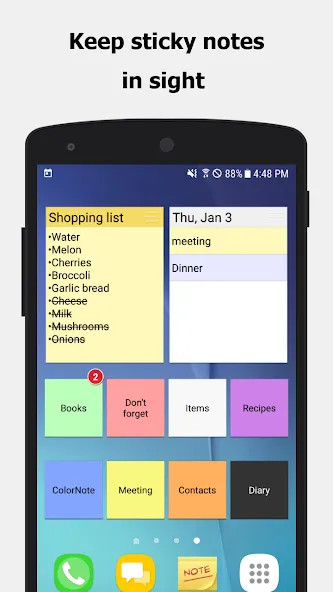 ColorNote Notepad Notes screenshot 2