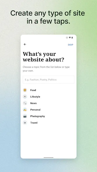 Jetpack, construtor de sites screenshot 5