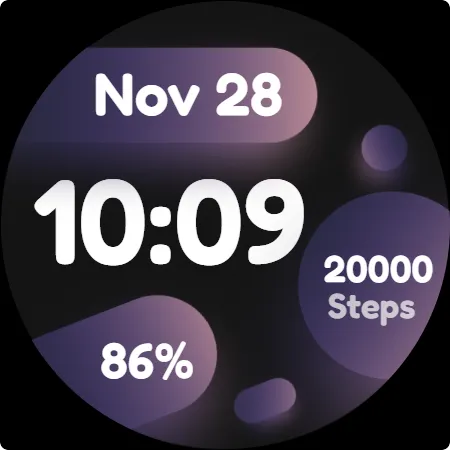 Simple Glob Watch Face screenshot 9