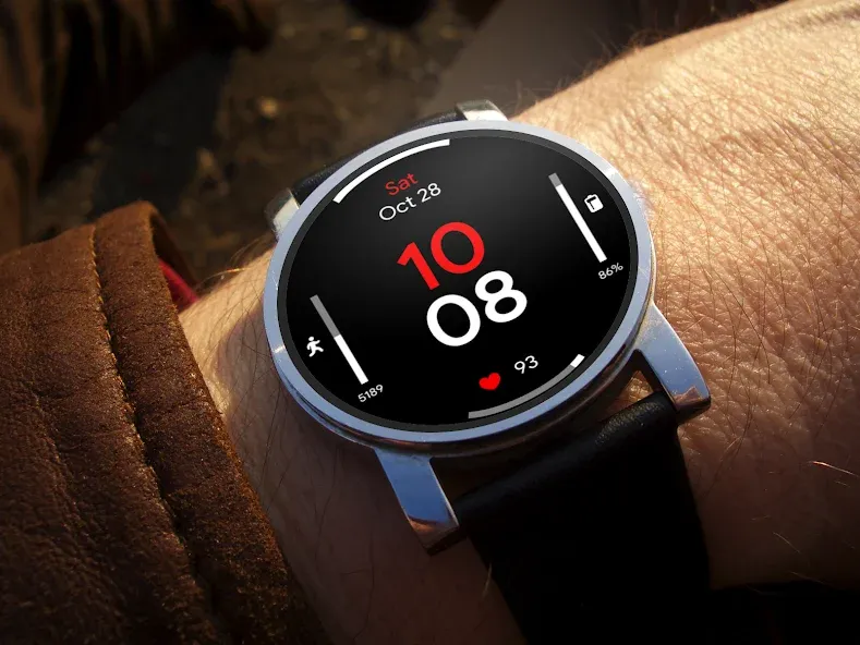 Pixel Clean Watch Face screenshot 6