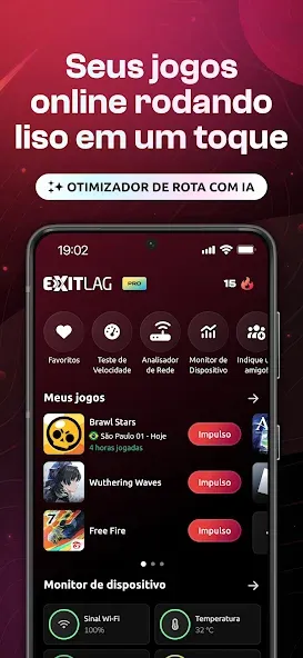 ExitLag - Melhore o seu Ping screenshot 1