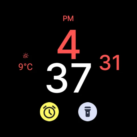 Black Z Watch Face screenshot 6