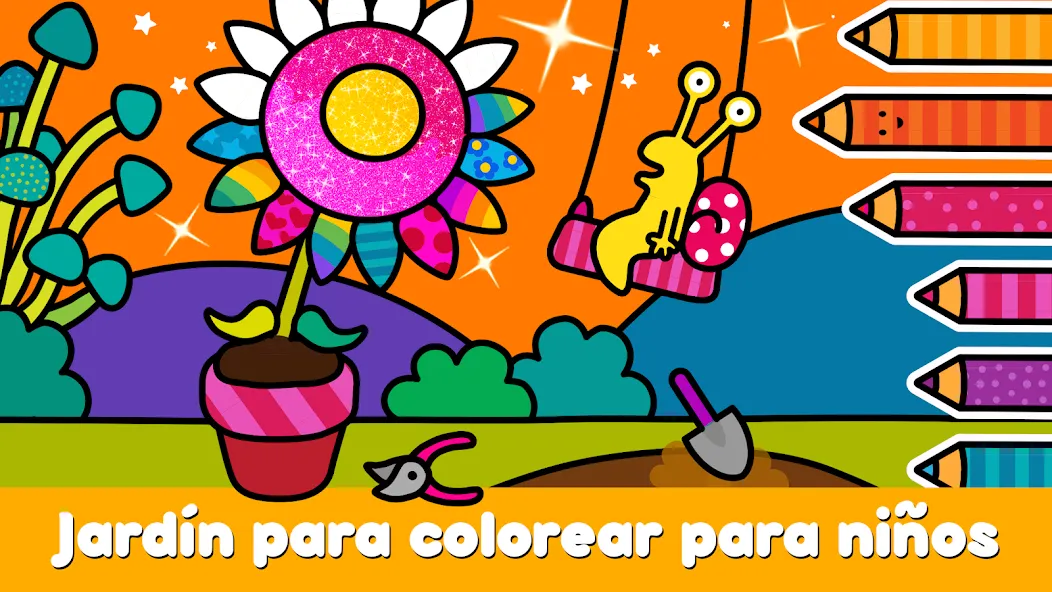 Jardín Libro de colorear niños screenshot 6