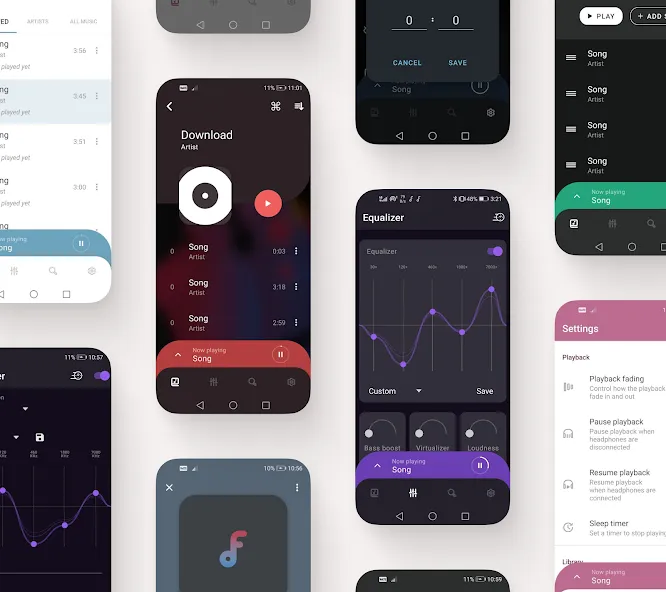 Frolomuse: MP3 Music Player screenshot 1