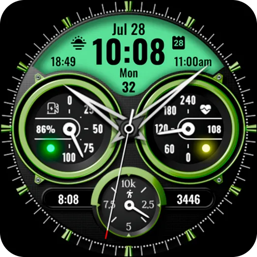 PT12 Hybrid Watch Face screenshot 35