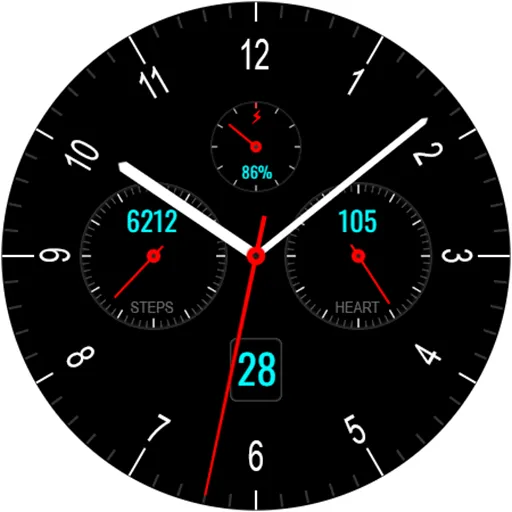 Analog MINUM Watch face screenshot 18