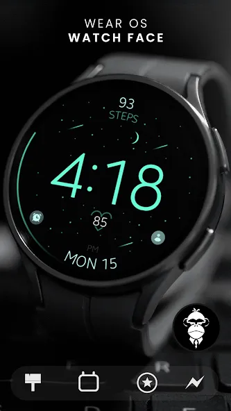 Battery v6 minimal watch face screenshot 1