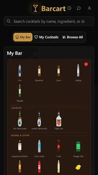 Barcart screenshot 1