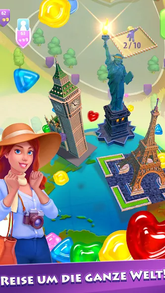 Gummy Drop! Match 3 & Puzzle screenshot 2