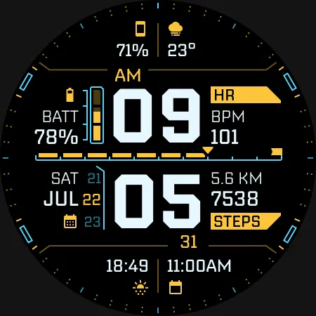 TKS 19 Arcadex Watch Face screenshot 9