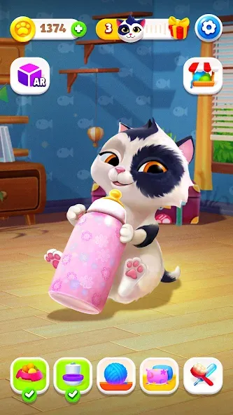 My Cat: 我的貓咪 - 電子寵物遊戲 我的虛擬寵物 screenshot 14