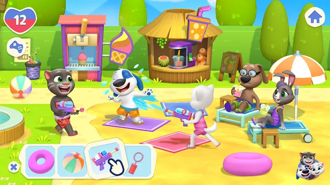Mein Talking Tom: Freunde 2 screenshot 1