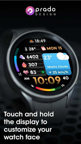 PRADO 70 Digital Watch Face screenshot 3