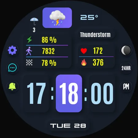 Sena Digital Watch Face screenshot 32