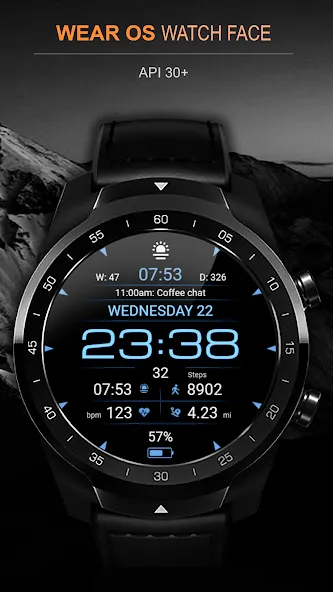WFP 237 Digital watch face screenshot 7