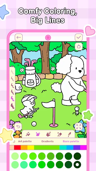 My Cute Friends: Coloring Book screenshot 4