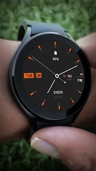 Minima 4 Minimal Watchface screenshot 2
