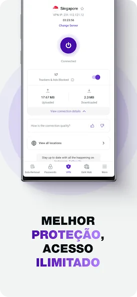 PureVPN: Rápido e seguro screenshot 2