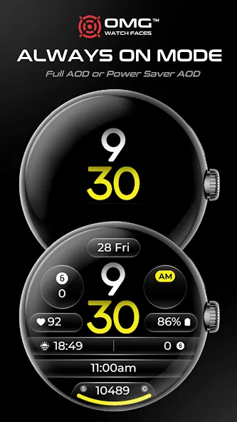 OMG 345 Digital Watch Face screenshot 7