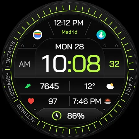 TVV Digital 7 Watch Face screenshot 7