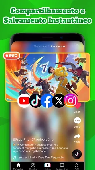 Gravador De Tela - Gravar tela screenshot 7