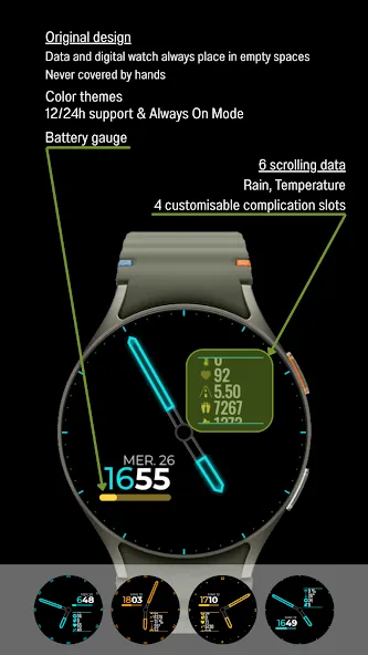 H.eadhunter / WearOS watchface screenshot 1