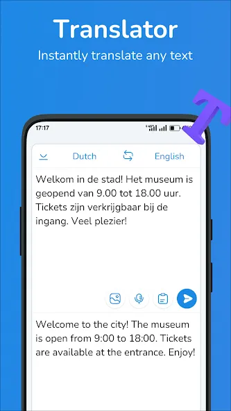 English-Dutch translator screenshot 1