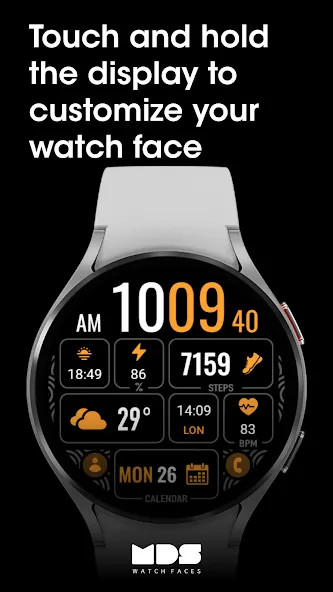 MDS441 Digital Watch Face screenshot 3