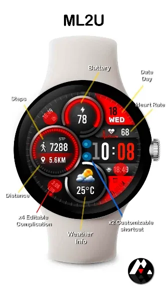 ML2U 271 Watch Face screenshot 2
