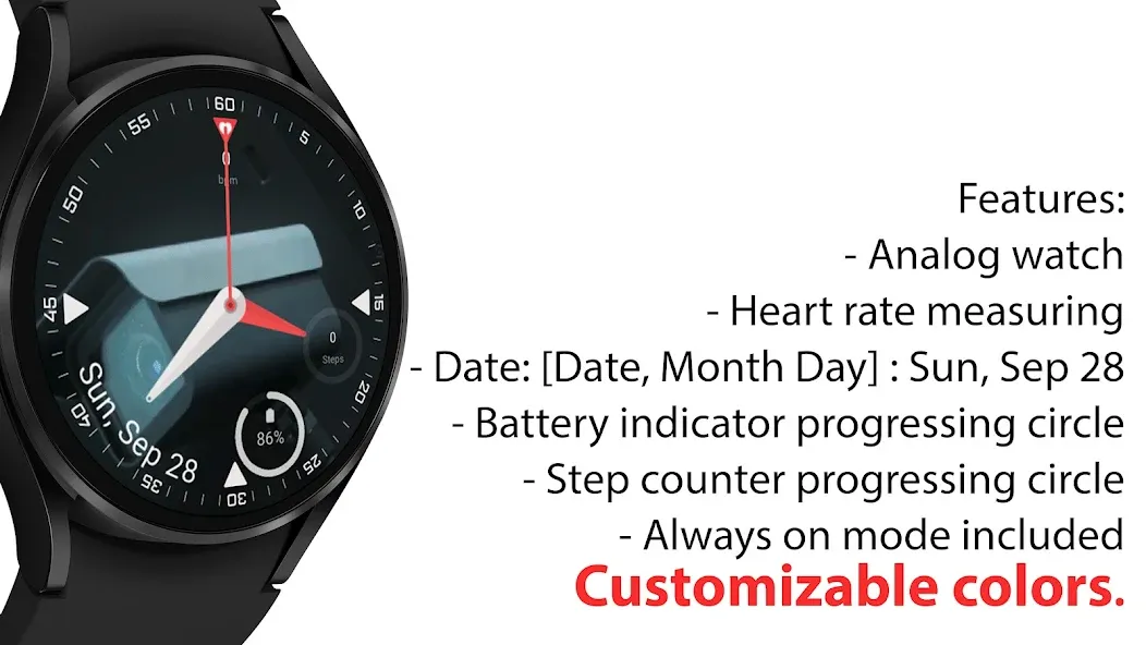 Camera Effect Watchface screenshot 1