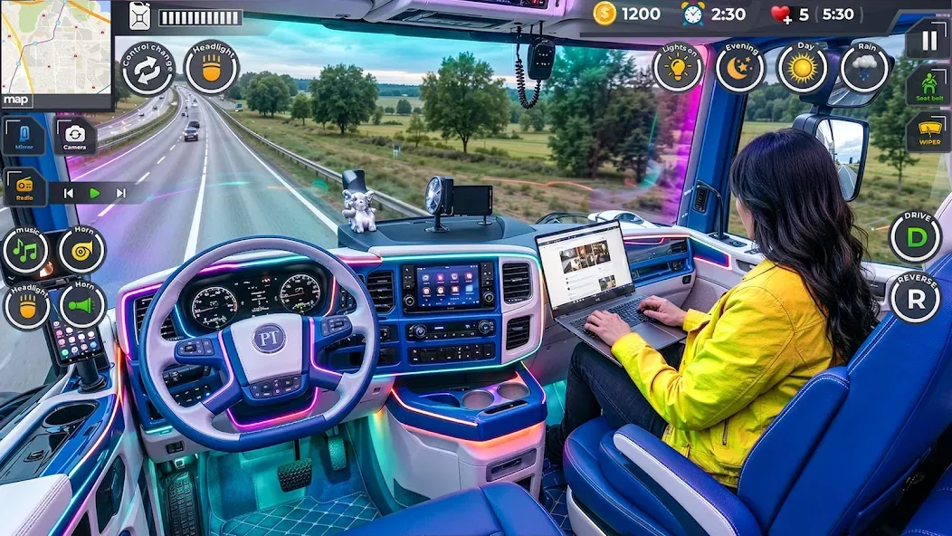 US Truck Driving Simulator 3D screenshot 6