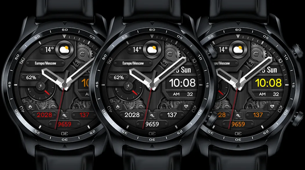 Hybrid NOMATO URX98 Watch face screenshot 1