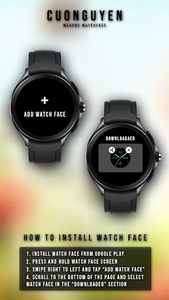 Watch face Vintage CNW0011 screenshot 5