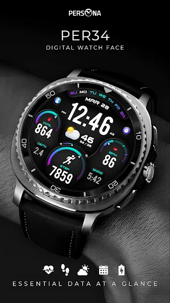 PER34 Sport Watch Face screenshot 1