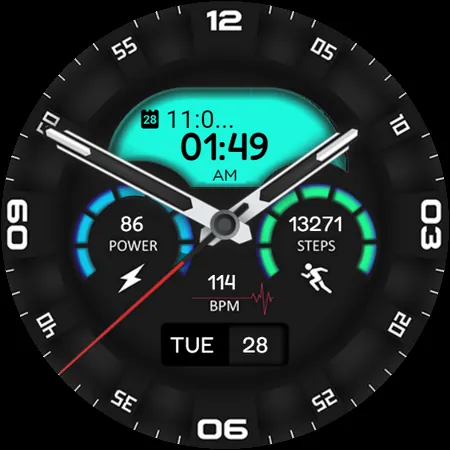 IA122 Hybrid Watchface screenshot 10