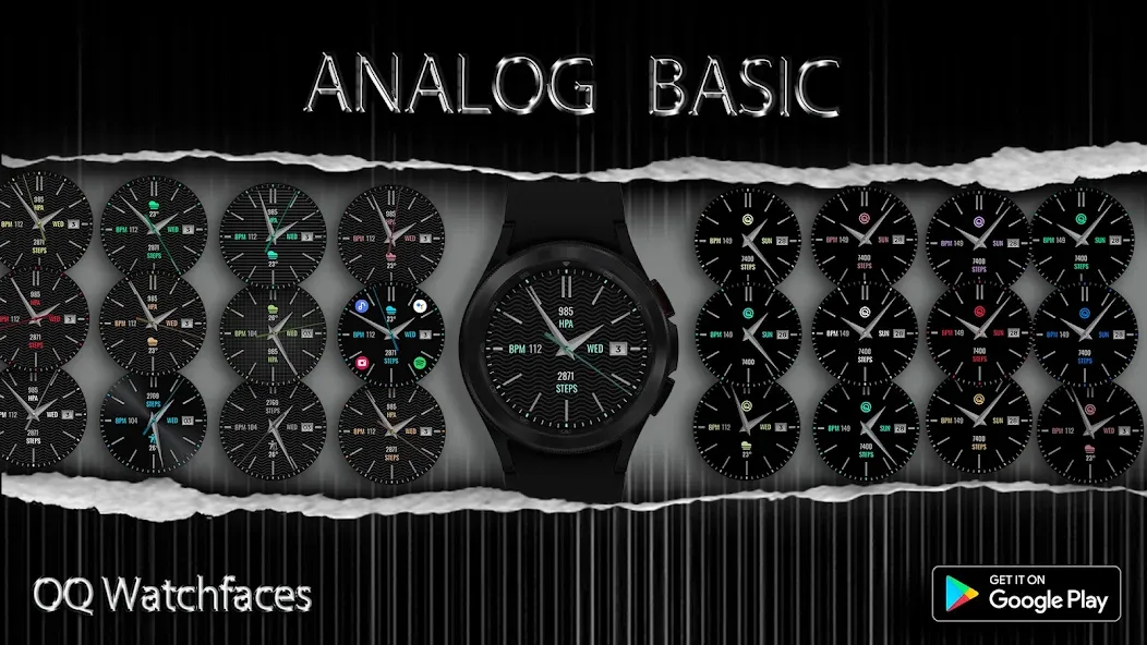 Analog Basic WF Wear OS 5+ screenshot 7
