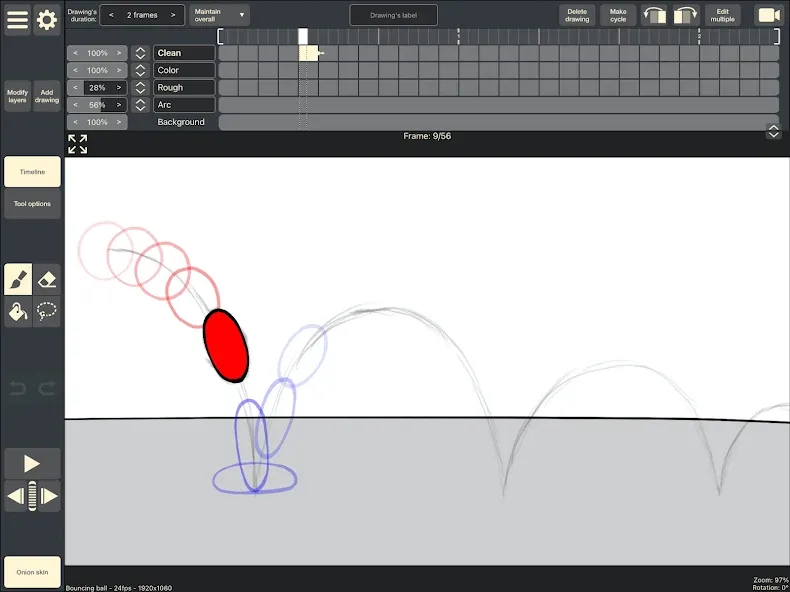 RoughAnimator - animation app screenshot 5
