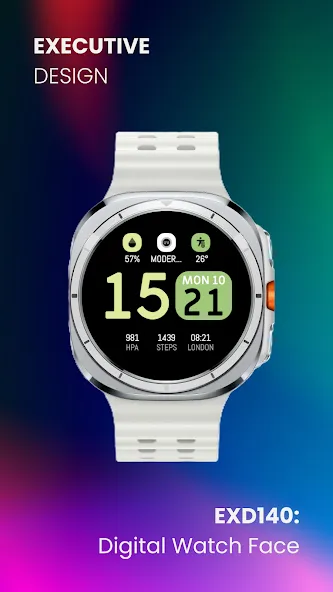 EXD140: Digital Watch Face screenshot 3