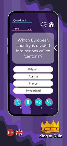 King Of Quiz: Trivia Game screenshot 2