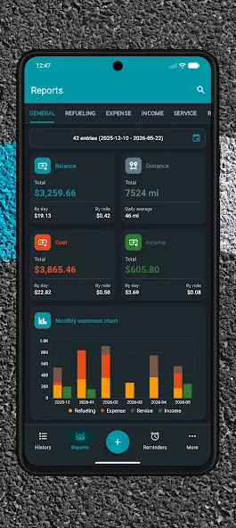 Drivvo - Vehicle management screenshot 2