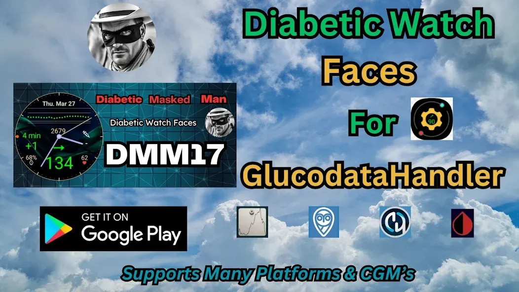 DMM17 Diabetic Watch Face XL screenshot 18