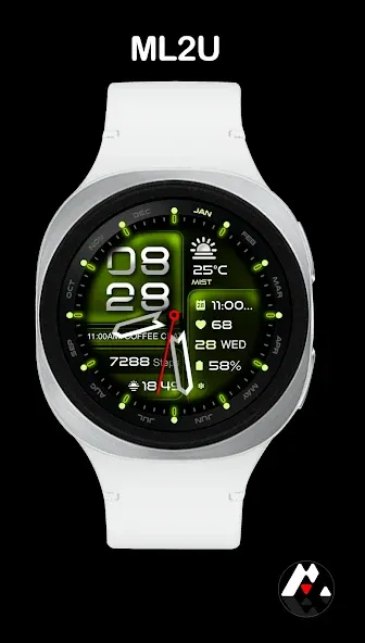 ML2U 350b Hybrid Watch Face screenshot 7