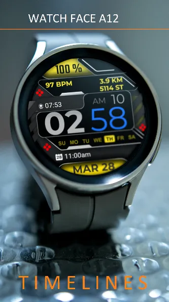 Watch Face A12 screenshot 1
