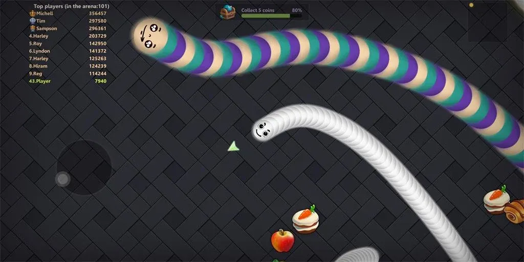 Snake Lite -动作街机贪吃蛇游戏 screenshot 4