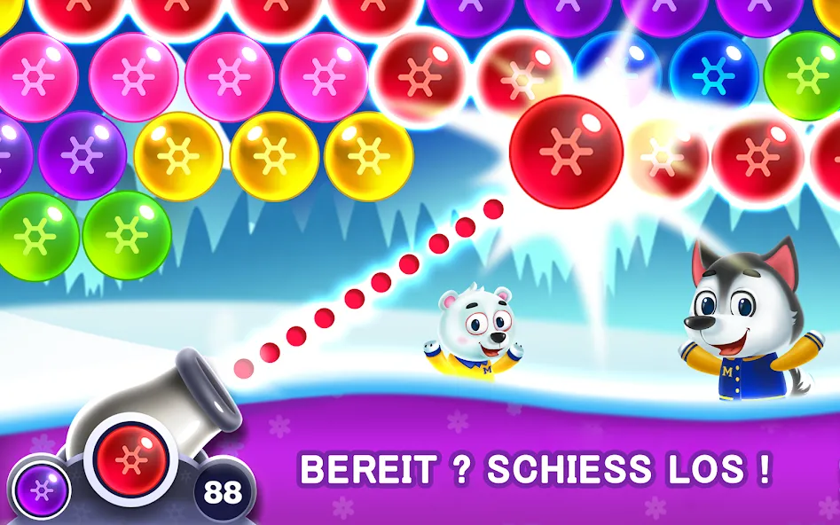 Frozen Pop - Bubble Spiele screenshot 2