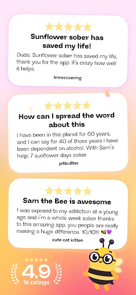Sober Day Counter - Sunflower screenshot 6