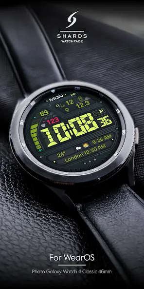 SH058 Watch Face, WearOS watch screenshot 4