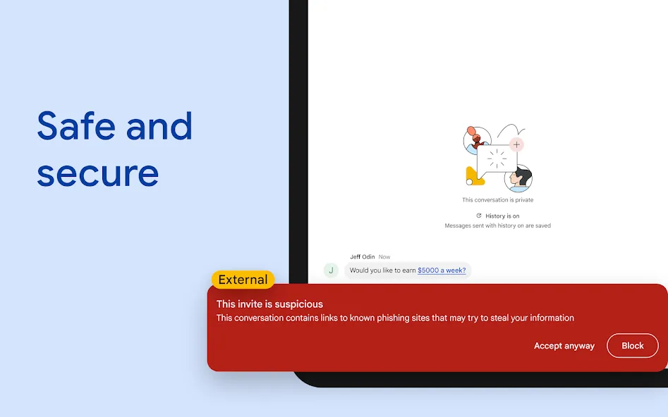 Google Chat screenshot 16